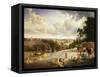 A Summer's Afternoon, Near Mereworth, Kent-George Vicat Cole-Framed Stretched Canvas