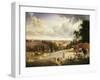 A Summer's Afternoon, Near Mereworth, Kent-George Vicat Cole-Framed Giclee Print