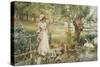 A Summer's Afternoon-Alfred Augustus Glendening-Stretched Canvas