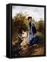 A Summer's Afternoon-Francesco Miralles Galaup-Framed Stretched Canvas