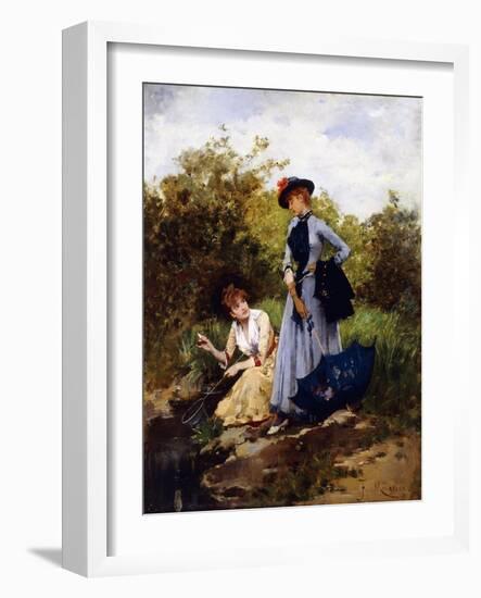 A Summer's Afternoon-Francesco Miralles Galaup-Framed Giclee Print