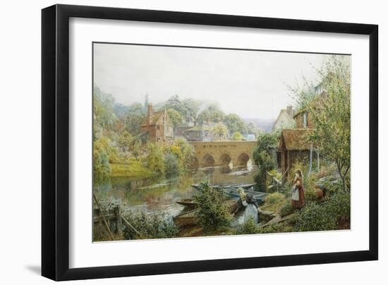 A Summer's Day, Abingdon, Oxfordshire, England-Charles Gregory-Framed Giclee Print