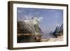 A Summer's Day on the Fjord-Adelsteen Normann-Framed Giclee Print