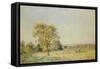 A Summer's Day-Alfred Sisley-Framed Stretched Canvas