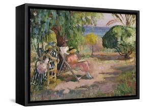 A Summer's Day-Henri Lebasque-Framed Stretched Canvas