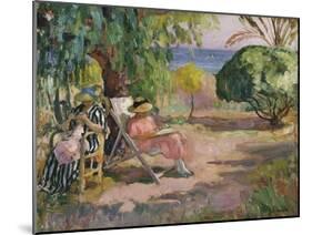 A Summer's Day-Henri Lebasque-Mounted Giclee Print