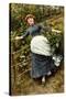 A Summer's Folly, 1880S-Daniel Ridgway Knight-Stretched Canvas