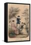 A Summer Scene, Fashions for Children's Dresses, Litho by Wagner and Mcguigan, 1850-Thomas S. Wagner-Framed Stretched Canvas