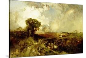 A Summer Shower, 1878-Thomas Moran-Stretched Canvas
