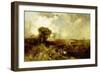 A Summer Shower, 1878-Thomas Moran-Framed Giclee Print