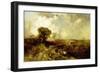 A Summer Shower, 1878-Thomas Moran-Framed Giclee Print