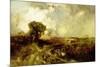 A Summer Shower, 1878-Thomas Moran-Mounted Giclee Print