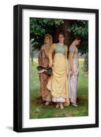 A Summer Shower, 1888-Charles Edward Perugini-Framed Giclee Print