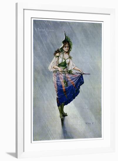 A Summer Shower, 1899-C Wilhelm-Framed Giclee Print