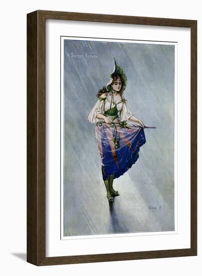 A Summer Shower, 1899-C Wilhelm-Framed Giclee Print