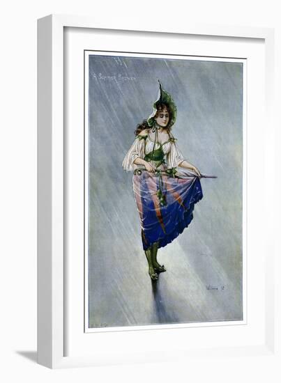 A Summer Shower, 1899-C Wilhelm-Framed Giclee Print