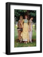 A Summer Shower-Charles Edward Perugini-Framed Premium Giclee Print