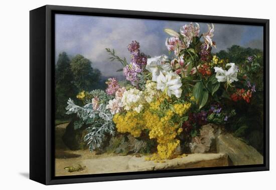 A Summer Still Life-Martha Darley Mutrie-Framed Stretched Canvas