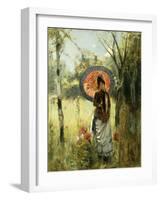 A Summer Stroll-Albert Lynch-Framed Giclee Print