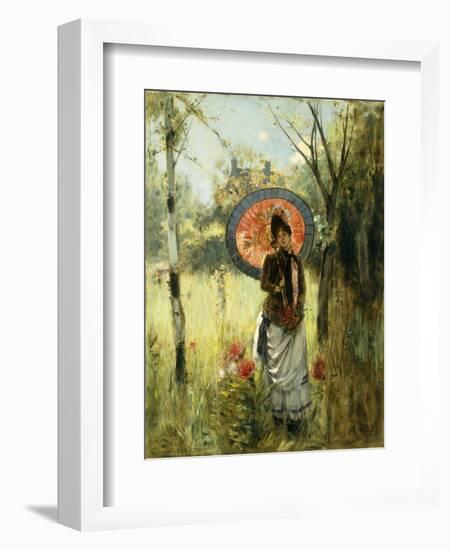 A Summer Stroll-Albert Lynch-Framed Giclee Print