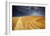 A Summer Thunderstorm Approaches At Sunset In The Palouse Region Of Washington State Near Colfax-Jay Goodrich-Framed Photographic Print