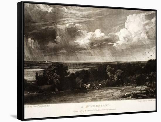 A Summerland-John Constable-Framed Stretched Canvas