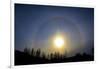 A sun halo seen in northern British Columbia-Richard Wright-Framed Photographic Print