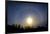 A sun halo seen in northern British Columbia-Richard Wright-Framed Photographic Print