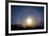 A sun halo seen in northern British Columbia-Richard Wright-Framed Photographic Print