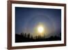 A sun halo seen in northern British Columbia-Richard Wright-Framed Photographic Print