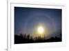 A sun halo seen in northern British Columbia-Richard Wright-Framed Photographic Print