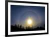 A sun halo seen in northern British Columbia-Richard Wright-Framed Photographic Print