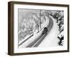 A Sunbeam 90 Mkii During the Monte Carlo Rally, 1956-null-Framed Photographic Print