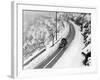 A Sunbeam 90 Mkii During the Monte Carlo Rally, 1956-null-Framed Photographic Print