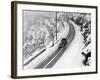 A Sunbeam 90 Mkii During the Monte Carlo Rally, 1956-null-Framed Photographic Print