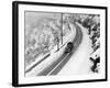 A Sunbeam 90 Mkii During the Monte Carlo Rally, 1956-null-Framed Photographic Print