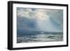 A Sunbeam over the Sea, 1890 (Oil on Panel)-Henry Moore-Framed Giclee Print