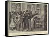 A Sunday Afternoon in a Picture Gallery-Charles Green-Framed Stretched Canvas