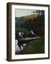 A Sunday evening by the lake-Harald Oscar Sohlberg-Framed Giclee Print