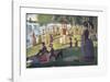 A Sunday on La Grande Jatte 1884, 1884-86-Georges Seurat-Framed Premium Giclee Print