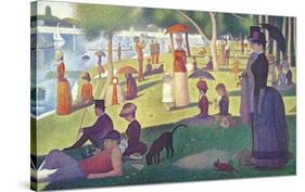 A Sunday on La Grande Jatte 1884, 1884-86-Georges Seurat-Stretched Canvas