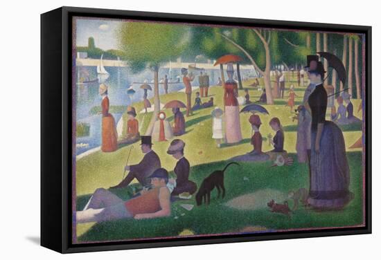 A Sunday on La Grande Jatte -- 1884, 1884-86-Georges Seurat-Framed Stretched Canvas