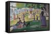 A Sunday on La Grande Jatte -- 1884, 1884-86-Georges Seurat-Framed Stretched Canvas