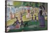 A Sunday on La Grande Jatte -- 1884, 1884-86-Georges Seurat-Stretched Canvas