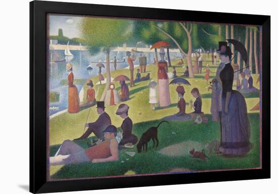 A Sunday on La Grande Jatte -- 1884, 1884-86-Georges Seurat-Framed Giclee Print