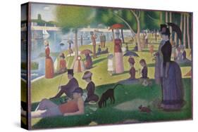 A Sunday on La Grande Jatte -- 1884, 1884-86-Georges Seurat-Stretched Canvas