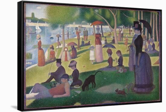 A Sunday on La Grande Jatte -- 1884, 1884-86-Georges Seurat-Framed Stretched Canvas