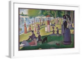 A Sunday on La Grande Jatte -- 1884, 1884-86-Georges Seurat-Framed Giclee Print