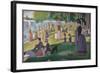 A Sunday on La Grande Jatte -- 1884, 1884-86-Georges Seurat-Framed Giclee Print