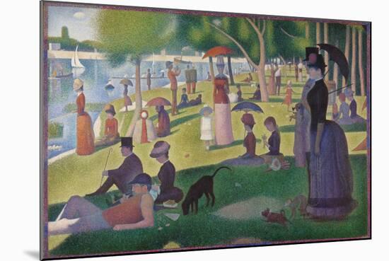 A Sunday on La Grande Jatte -- 1884, 1884-86-Georges Seurat-Mounted Giclee Print